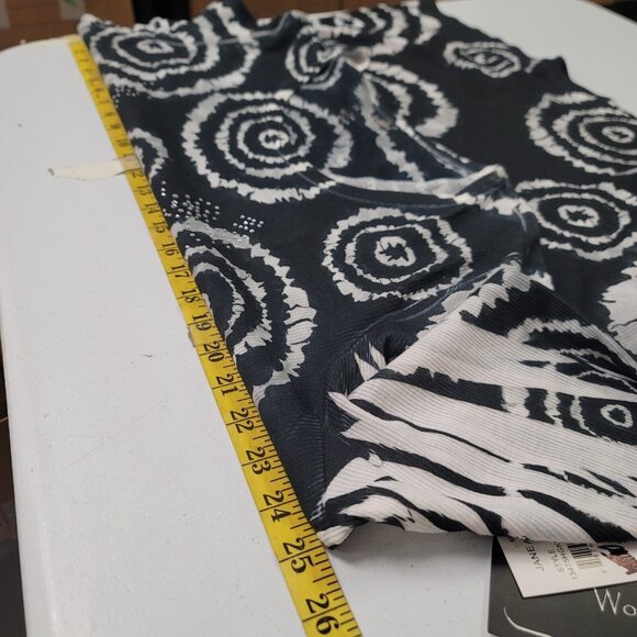 Jane Ashley Psychedelic Ribbed Artsy Top Size 1X Y2K Phoebe Jeweled Long Sleeve - Picture 7 of 10